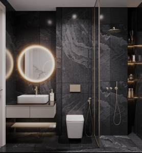 Унитаз подвесной Kerald GRACE безободковый, 490*340*360 мм,сиденье дюропласт,микролифт, (soft close). 								 