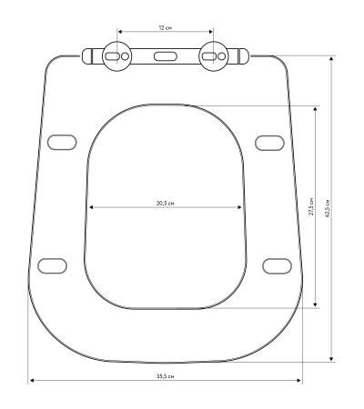 Унитаз-компакт Kerald АМБЕР безободковый, Торнадо 620*360*815 мм,с сиденьем микролифт дюропласт