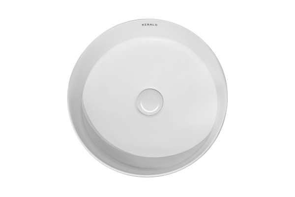 Раковина Kerald 355*355*120 мм накладная, белый
